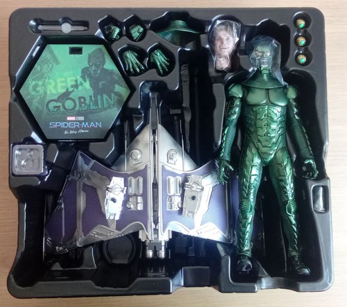 Hot toys spider man green - toys,