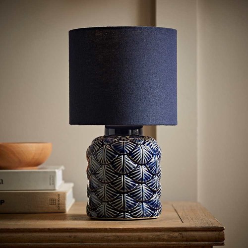 Ceramic table lamp textured - ceramic,