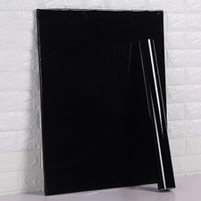 10M Glossy Black Sticky Back Plastic Self Adhesive Vinyl Wallpaper Table Sticker