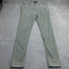 Replay Jeans Mens W34 L32 Grey Zeumar M9627L Hyperflex Slim Chino Stretch Zip 08