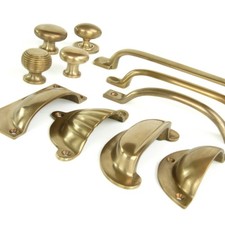 Unlacquered Aged Solid Brass
