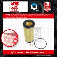 Oil Filter fits BMW X5 E53, E70 3.0D 03 to 10 11427788460 11428513377 Febi New