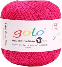 3 x 40g Crochet yarn  GOLO