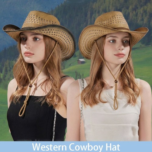Sunscreen straw cowboy hat - sunscreen,
