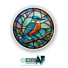 LARGE Round Beautiful Blue