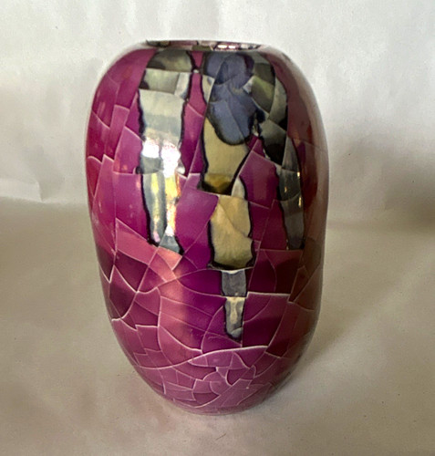 Cardew mosaic abstract vase - cardew,