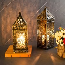 Set of 2 Hanging Lantern Tea