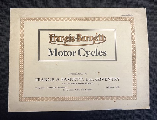 Francis barnett motor bicycle - francis,