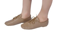 JAZZ DANCE SHOES Black unisex Leather split suede sole pumps irish hard jig 01