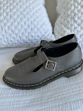 Dr Doc Martens Grey Leather T