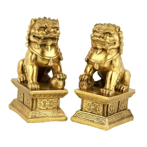 Pair chinese foo - chinese, lion