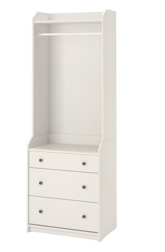Assembled ikea hauga open - assembled,
