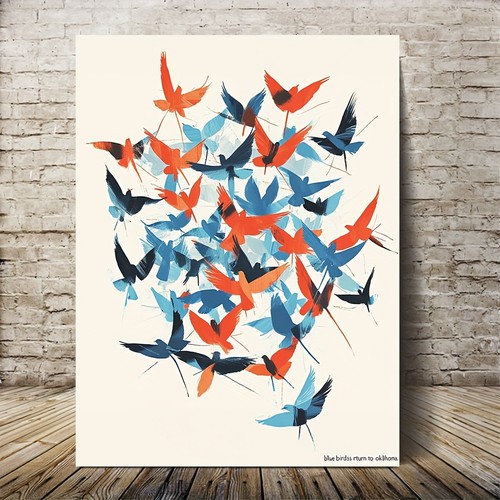 Boho abstract flying - boho,