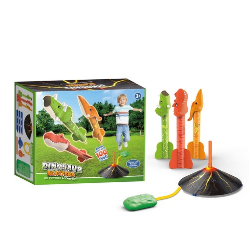 Kids dinosaur rocket launcher - rocket,