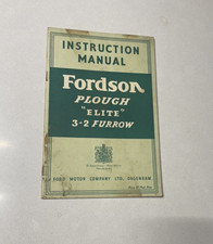 Instruction Manual Ford Plough: The Elite 3 - 2 Furrow, Ford Motor Co., 1948