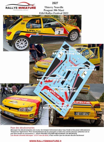 Decals ref 2527 peugeot - decals,