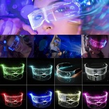 Led Cyberpunk Visor Sunglasses