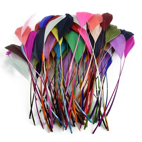 Long stripped fascinator - long,