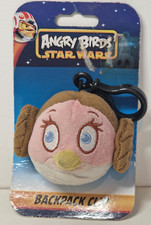 Angry Birds Star Wars Princess Leia Plushie Backpack Keyring 