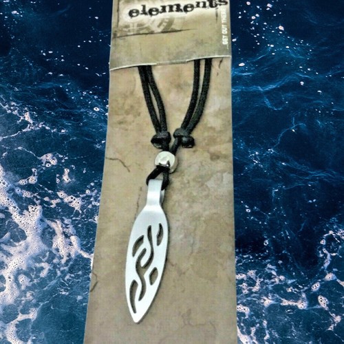 Elements surf board necklace - elements,