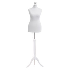 Tailors Dummy Bust White