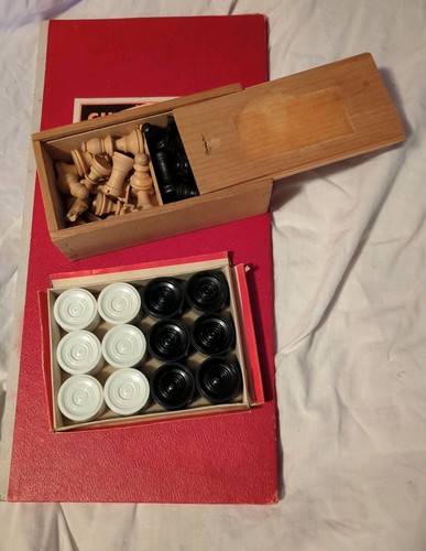 Chess draughts board - set,