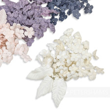  Velvet 'Martha' Forget Me Not Millinery Flower Hat Mount 