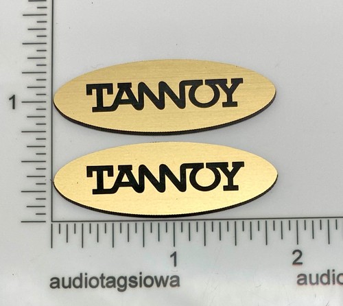 Tannoy oval speaker - badge, pair