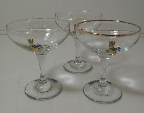Babycham glasses set 3 - glasses,