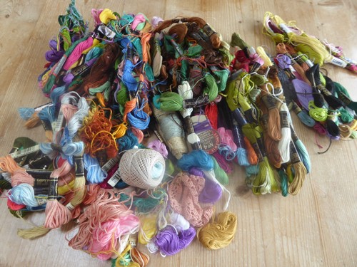 Bundle 450 vintage dmc 25 - bundle,