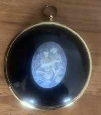 Cameo Of Boy & Girl From Peter Bates  3 Inch In Diameter