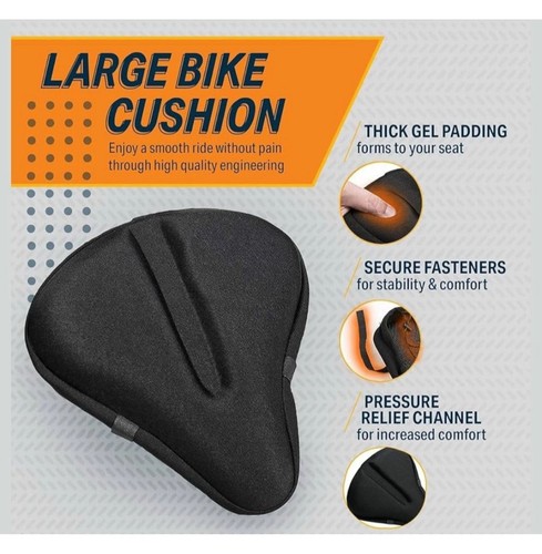Bike seat cover - cover, cushioned