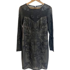 BNWT Lipsy VIP Black Mesh