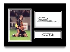 Steve Bull Signed A4 Photo