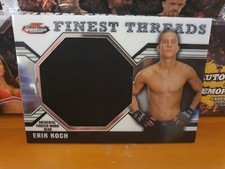 2011 Topps UFC Finest Threads Jumbo Relics Erik Koch #JR-EK Rookie RC