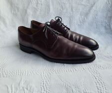 Bally Scribe Switzerland Mens Burgundy Leather Dress Shoes. Size UK 9E/US 10D.