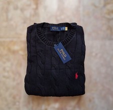 Maglione Ralph Lauren Cable Knit Nero