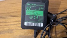 Sony Official MD MiniDisc Player Power Supply Adaptor DC 6V AC-ES605K UK 240V