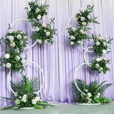 2x Round Wedding Arch Backdrop
