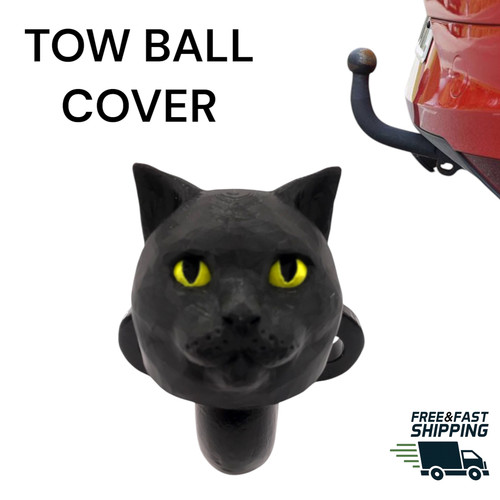 Cat tow bar ball cover - ball, cover/cap