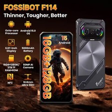 Global Fossibot F114 Rugged Phone 6.67'' 16GB+128GB 5000mAh 50MP NFC Android 15