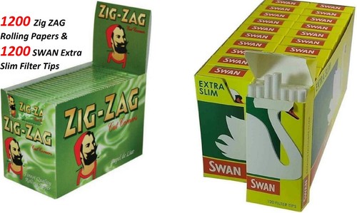 1200 zig zag rolling papers - rolling, &