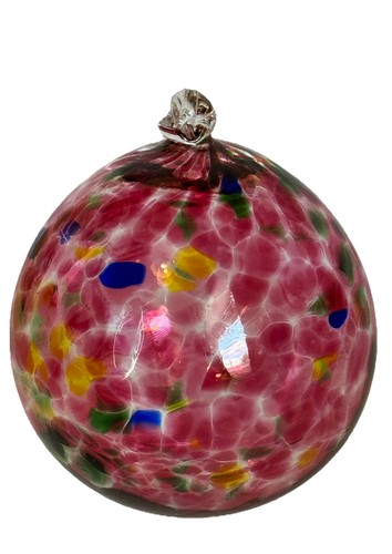 Hand blown witch - witch, glass
