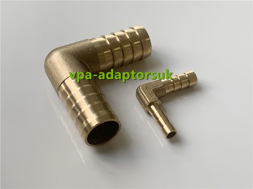 Degree elbow brass barb - elbow,