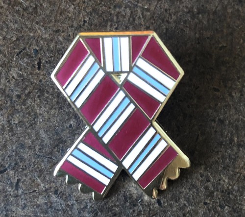 Claret blue white enamel - blue,