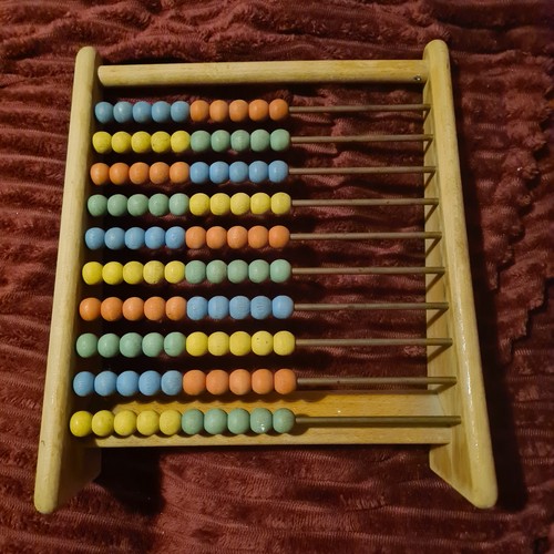 Vintage childrens abacus - vintage,