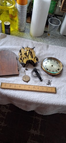 Ansonia clock movement - clock, #4