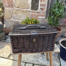 Picnic hamper with leather - m&s,