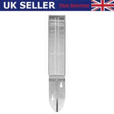 Dual Scale Rain Gauge Garden Outdoor Yard Rainfall Soil Water Measuring Tools