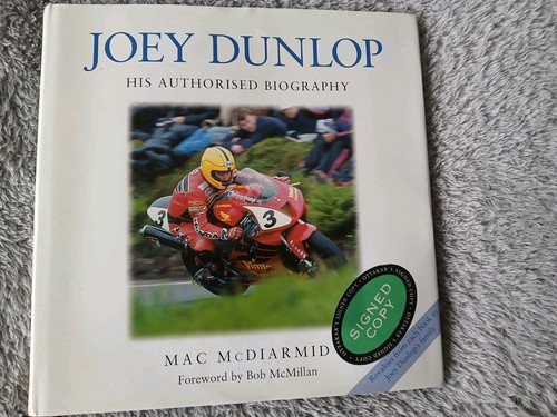 Multi signed joey dunlop - signed,